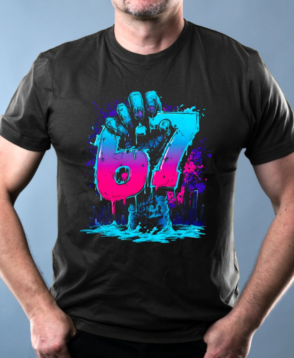 Six Seven, Graffiti Hand Six Seven, Graffiti Hand