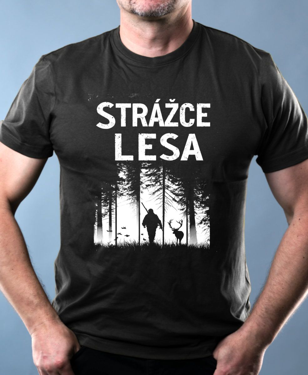 Strážce lesa, bílý potisk Strážce lesa, bílý potisk