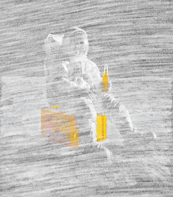 Astronaut s pivem - Obrázek 2