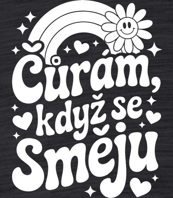 Čůrám, když se směju,bílý tisk Čůrám, když se směju,bílý tisk - Obrázek 2
