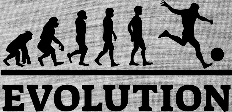 Evolution fotbal, černý tisk - Obrázek 2