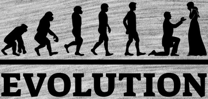 Evolution svatba, bílý tisk - Obrázek 2