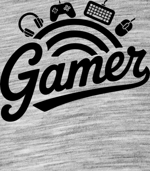 Gamer, V2, černý tisk - Obrázek 2