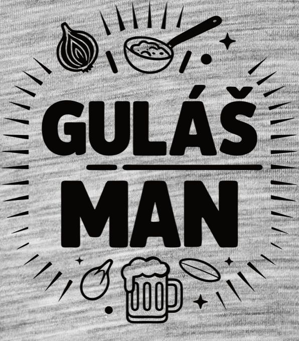 Guláš man, V2, černý tisk - Obrázek 2