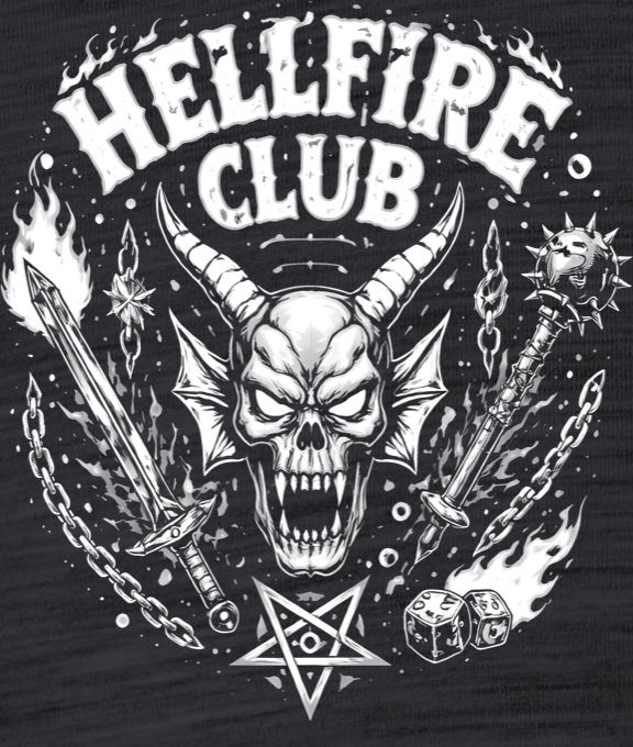 Hellfire Club: Demon Master, bílý tisk - Obrázek 2