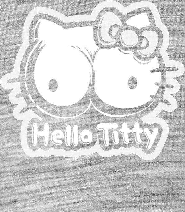 Hello Titty, bílý tisk - Obrázek 2