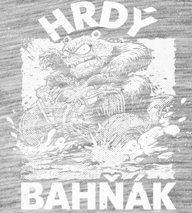 Hrdý bahňák, bílý tisk - Obrázek 2