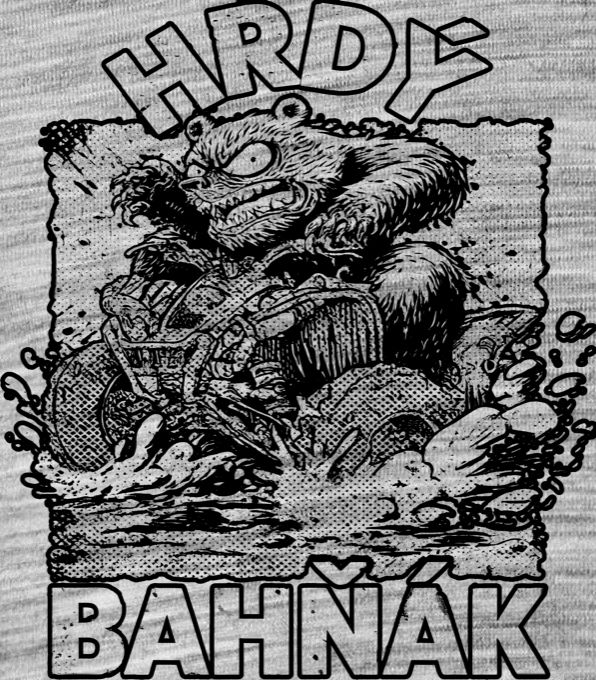 Hrdý bahňák, černý tisk - Obrázek 2