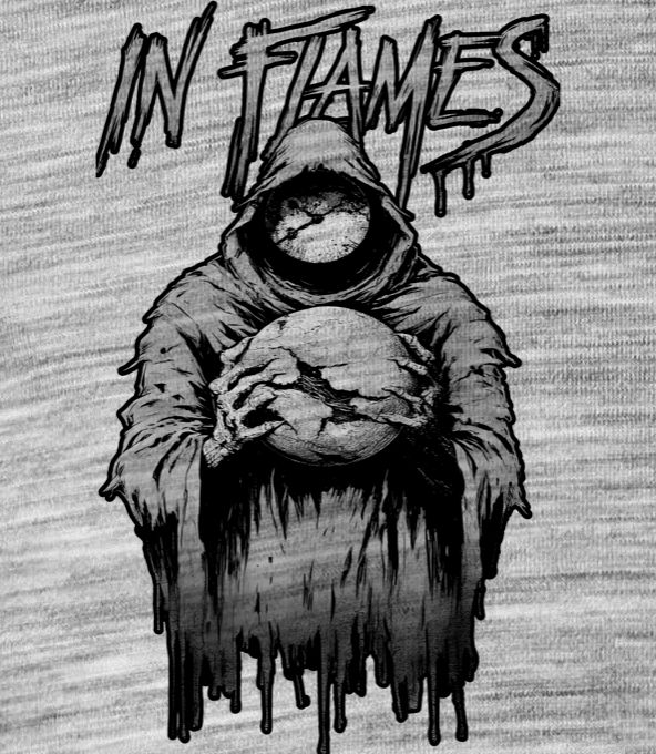 In Flames, černý tisk - Obrázek 2