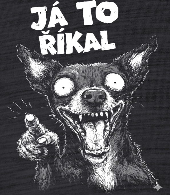 Já to říkal, bílý potisk - Obrázek 2