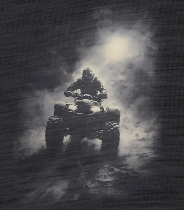 Jezdec v mlze, ČTYŘKOLKA, QUAD, ATV, V2 - Obrázek 2