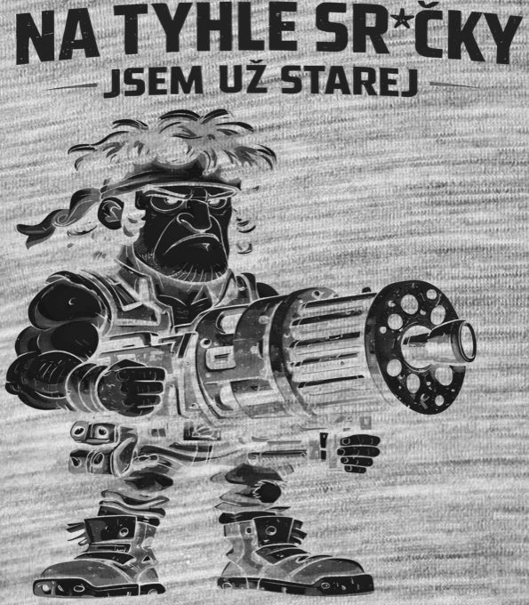 Jsem už starej, černý tisk - Obrázek 2
