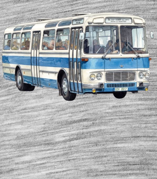 Karosa ŠL11, modrá z boku, V7 Karosa ŠL11, modrá z boku, V7 - Obrázek 2