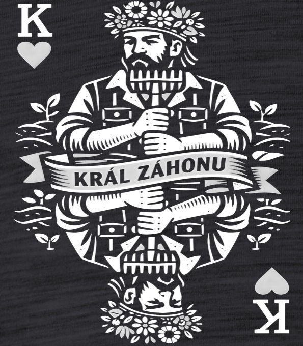 Král záhonu, bílý tisk - Obrázek 2