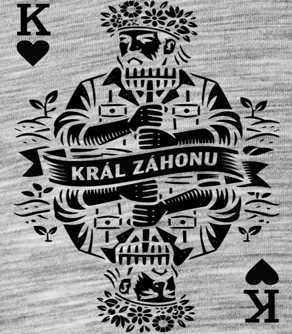 Král záhonu, černý tisk - Obrázek 2