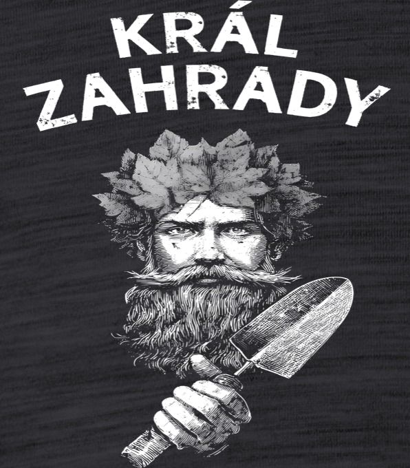 Král zahrady, bílý tisk Král zahrady, bílý tisk - Obrázek 2