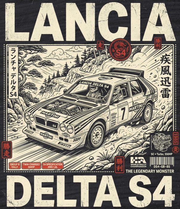 Lancia Delta S4 JAPAN STYLE - Obrázek 2