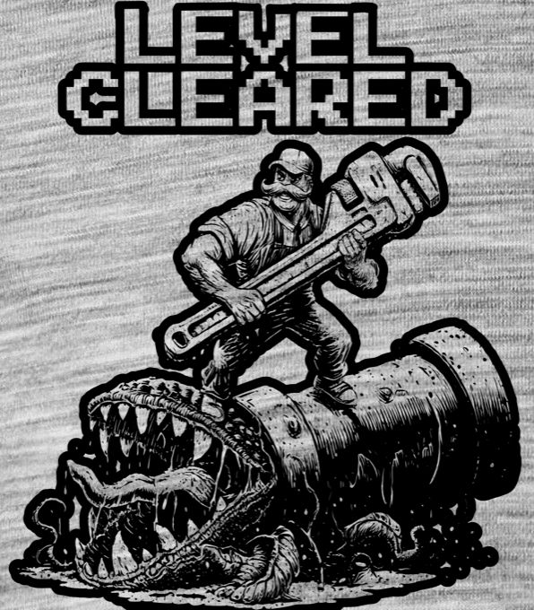 Level Cleared, černý tisk - Obrázek 2