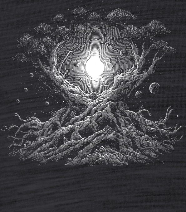 Magický strom, V2, bílý tisk - Obrázek 2
