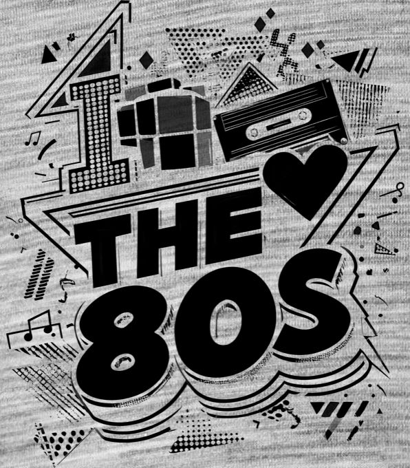 Miluju 80 léta, černý tisk Miluju 80 léta, černý tisk - Obrázek 2