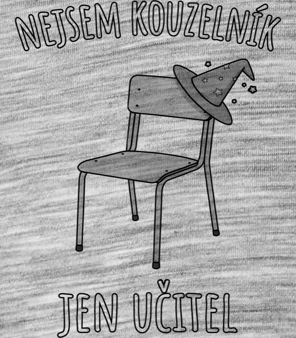 Nejsem kouzelník, jen učitel, černý tisk - Obrázek 2
