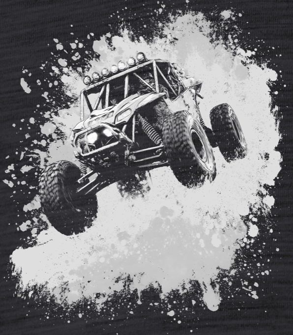 Offroad buggy, bílý tisk - Obrázek 2