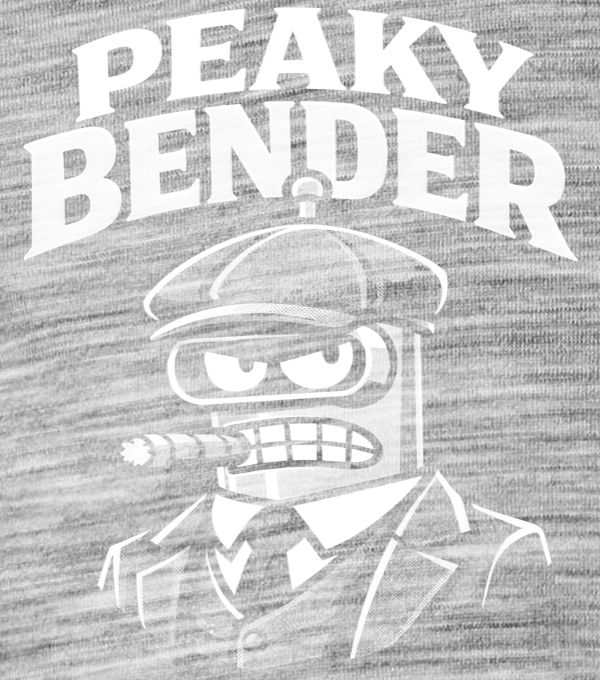 Peaky Bender, bílý tisk - Obrázek 2