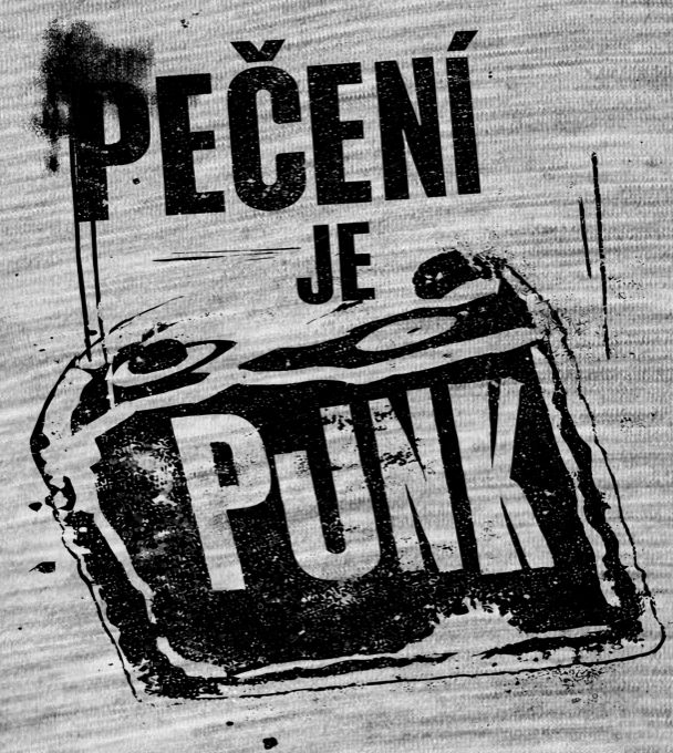 Pečení je punk, černý tisk - Obrázek 2
