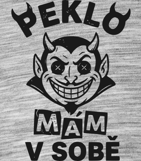 Peklo mám v sobě, černý tisk - Obrázek 2