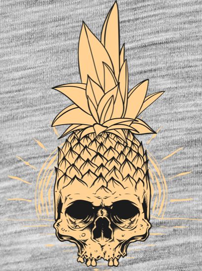 Pineapple skull - Obrázek 2