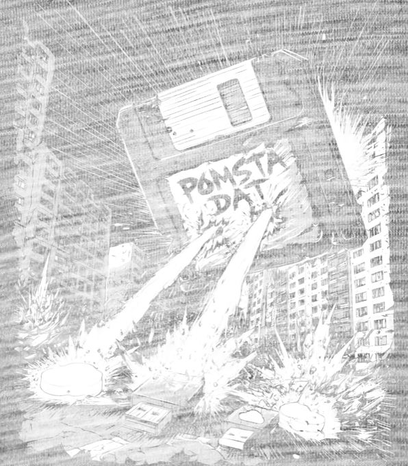 Pomsta dat, V2, bílý tisk - Obrázek 2