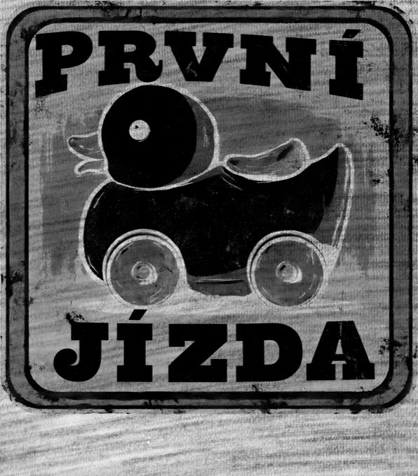 První jízda, černý potisk - Obrázek 2