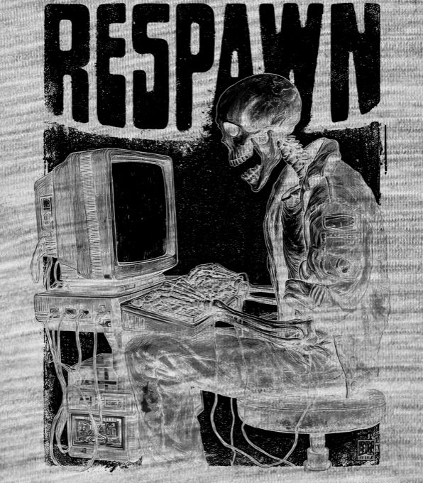 Respawn, černý tisk - Obrázek 2