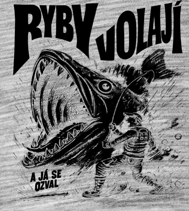 Ryby volají, černý potisk - Obrázek 2