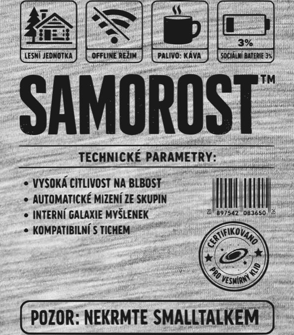 Samorost, černý potisk - Obrázek 2