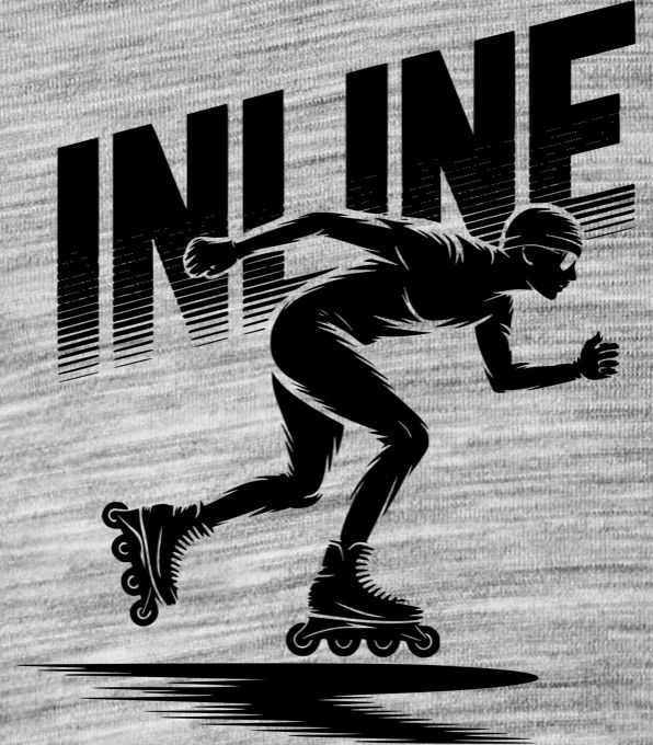 Shadow inline, černý potisk - Obrázek 2