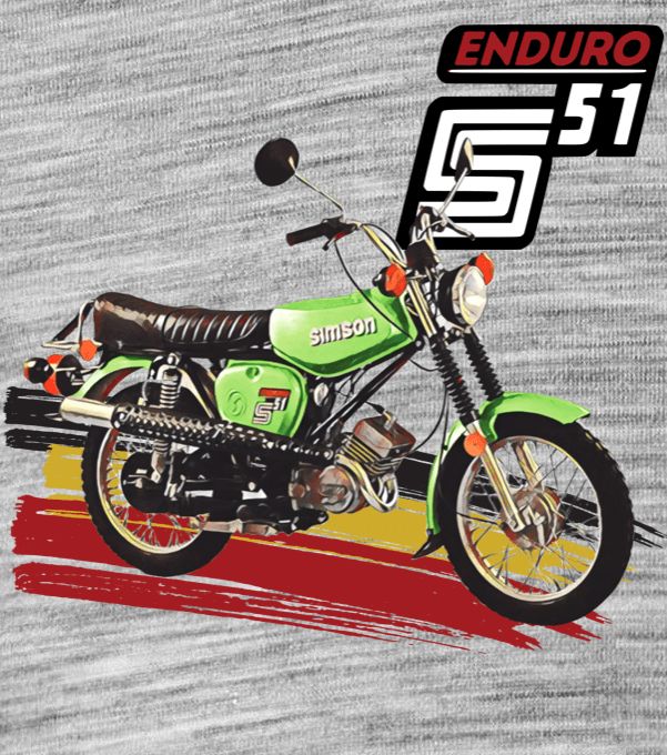 Simson S51 - Enduro, zelený V1 - Obrázek 2