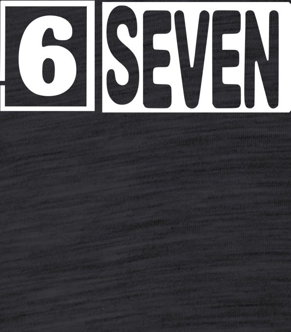 Six Seven, Logo, bílý tisk - Obrázek 2