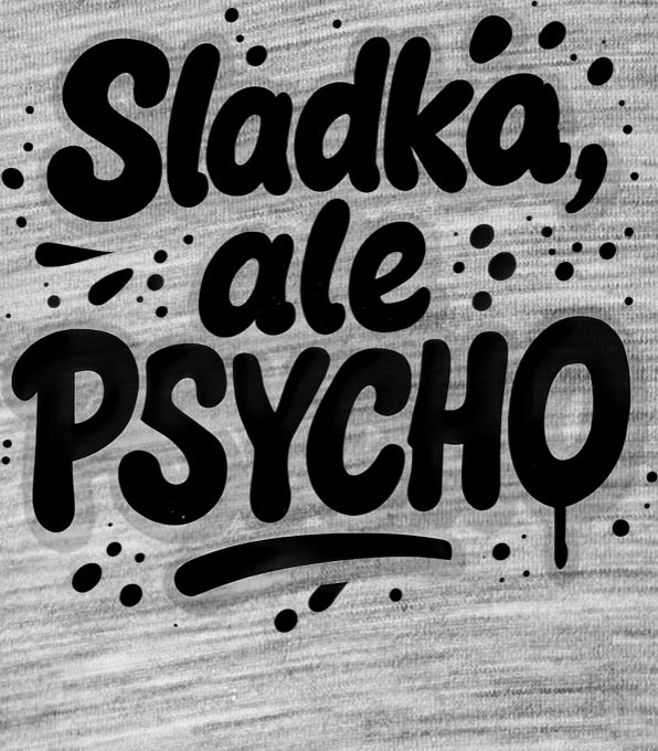 Sladká, ale psycho, černý tisk - Obrázek 2