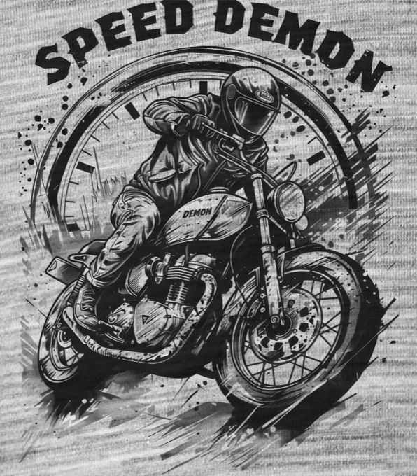 Speed demon, černý tisk - Obrázek 2