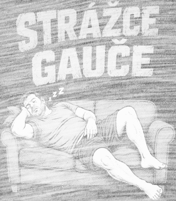 Strážce gauče, bílý tisk - Obrázek 2