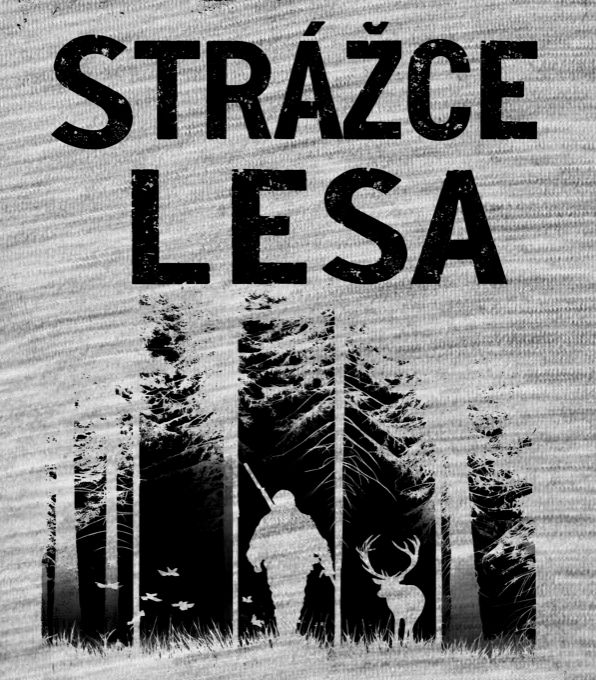 Strážce lesa, černý potisk - Obrázek 2