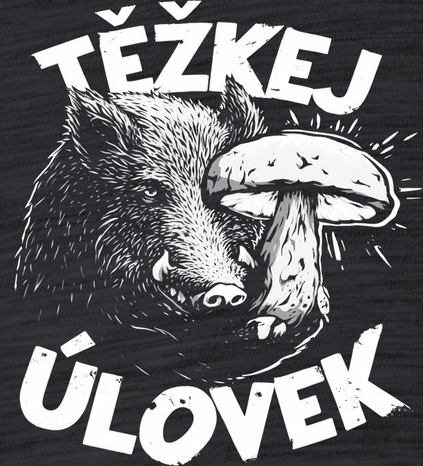 Těžkej úlovek, bílý tisk - Obrázek 2
