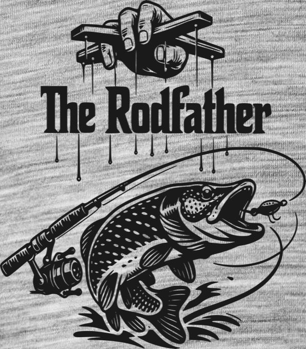 The Rodfather, V1, černý potisk - Obrázek 2