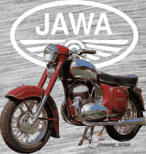 Jawa 350 - bílé logo - Kývačka - Obrázek 2