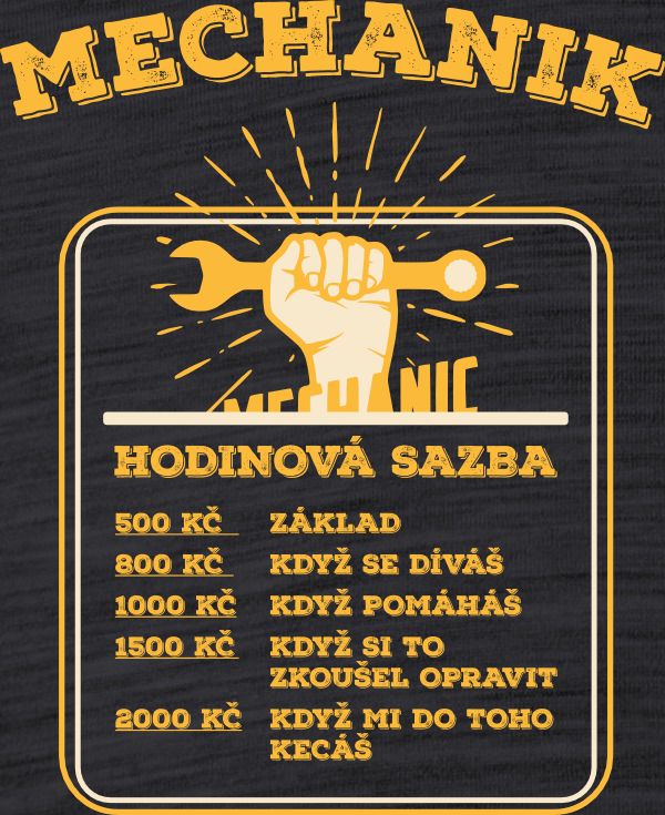 MECHANIK, hodinová sazba MECHANIK, hodinová sazba - Obrázek 2