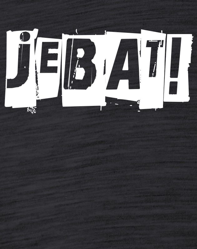 Jebat - bílý potisk - Obrázek 2