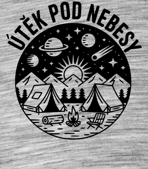 Útěk pod nebesy, černý tisk - Obrázek 2
