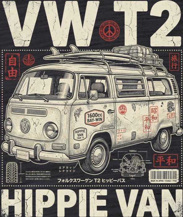 VW T2 JAPAN STYLE - Obrázek 2