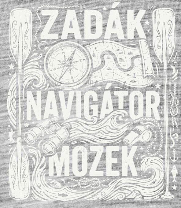 Zadák - navigátor a mozek, bílý potisk - Obrázek 2